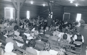 1978, Image of Holly Springs Community singing Sacred Harp